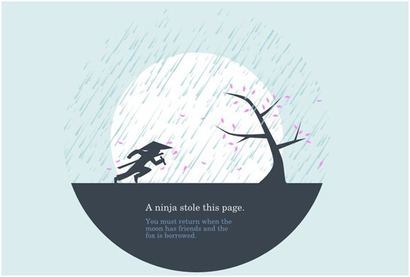独特的404页面设计