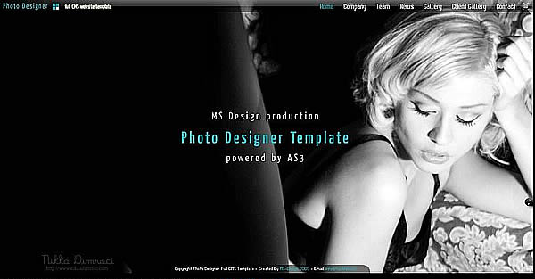 深色系网页设计要点