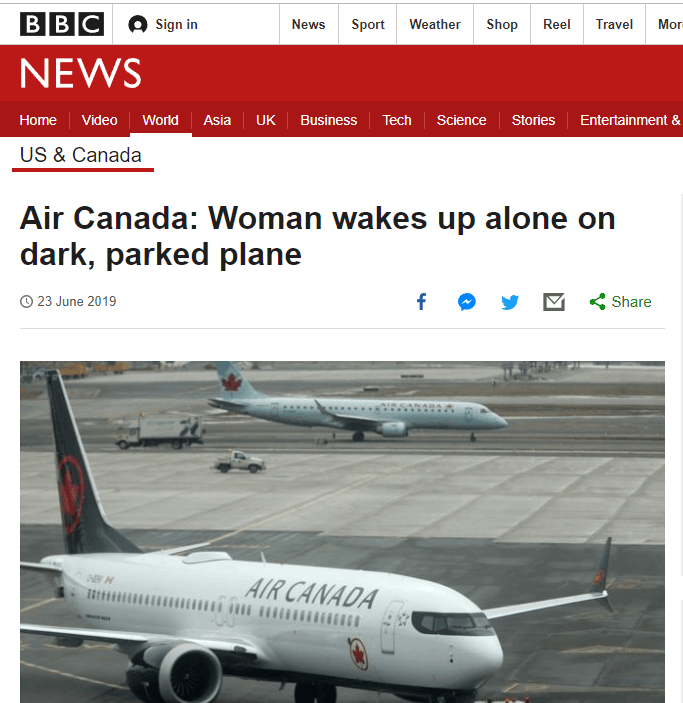 乘机醒来只剩自己 倒霉妹子经历噩梦般乘机事件