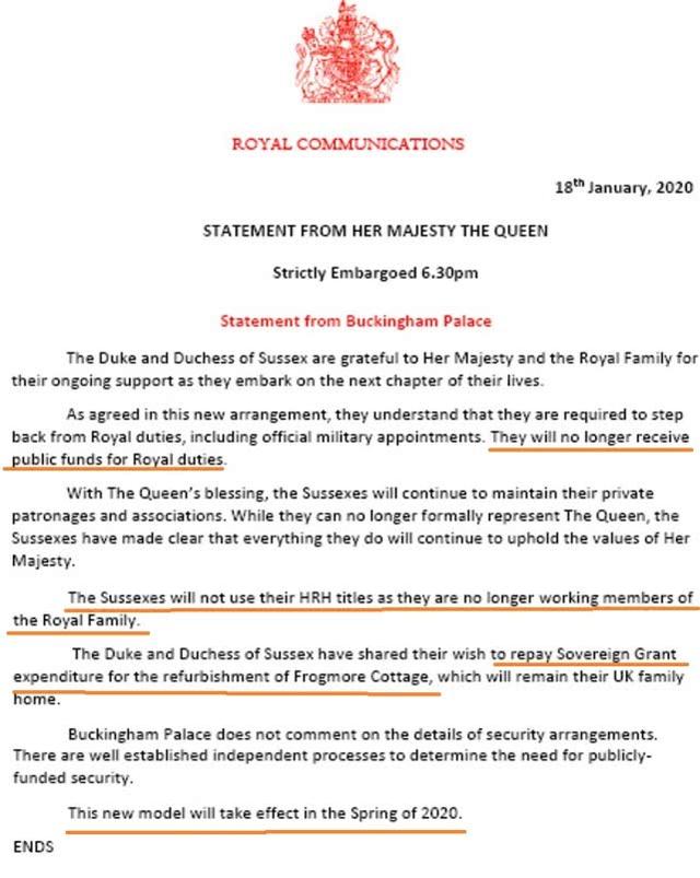 哈里放弃王室头衔 同时要放弃司令头衔还要退钱